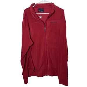 Marmot Psgah Fleece Jacket Burgundy Size XXL Excellent Condition